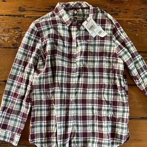 Barbour Women’s Size 12 US (16 UK) check cloud button down